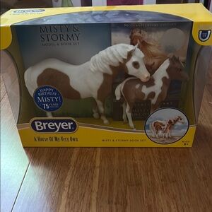 Brand New 75th Anniversary BREYER Misty & Stormy Book Set